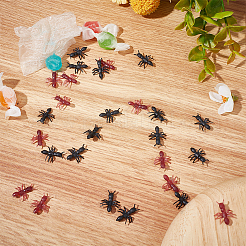 2袋 2色 ハロウィン プラスチック シミュレーション アリ  家の装飾のための  ミックスカラー  17x14x3mm  200個/袋  1袋/色&nbsp;DJEW-NB0001-32