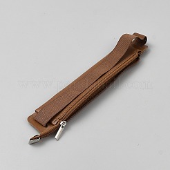 PUレザーペンケース  ペンバッグ  サドルブラウン  42x220x3mm&nbsp;OFST-WH20007-005B-P