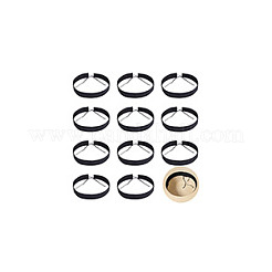 ポリエステル汗止めバンド  衣類アクセサリー用帽子バンド  ブラック  900mm&nbsp;DIY-WH0632-92B
