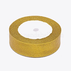 ポリエステルリボン  ギフト包装用  結婚式  金曜日のパーティー  花の弓工芸品の装飾  ライトカーキ  1インチ（25mm）  約50ヤード/ロール&nbsp;SRIB-WH0020-01D
