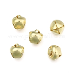 アイアン製ベルチャーム  ゴールドカラー  10x10x10mm  穴：3x1mm&nbsp;IFIN-Q112-05G