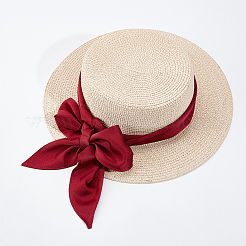 女性用、女の子用、ソリッドカラーポリエステルシルクスカーフ  暗赤色  1390x120x0.5mm&nbsp;AJEW-WH20019-164D