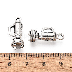 合金のチベット風チャーム  ブレンダーチャーム  アンティークシルバー  21x8.5x7.5mm  穴：1.8~1.9mm&nbsp;TIBEP-T054-18AS
