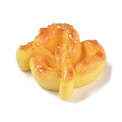 不透明樹脂模造食品デコデンカボション  パン  ハート  19.5x21x9.5mm&nbsp;RESI-S395-02E