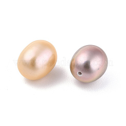 ナチュラルケシパールビーズ  淡水真珠  片穴  ライス  ミックスカラー  8~10x6.5~7mm  穴：0.8mm&nbsp;PEAR-N020-07A