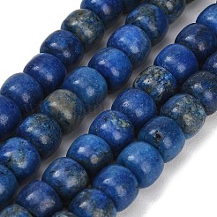 染め加工天然石ホワイトジェイドビーズ連売り  バレル  ダークブルー  10x8mm  穴：0.8mm  約49~50個/連  15.43~15.55''（39.2~39.5センチメートル）&nbsp;GG-CBAA20A-01B-02