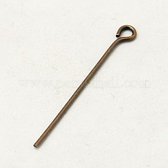 ジュエリーパーツ  カドミウムフリー＆鉛フリー  アイアン製9ピン  赤銅鉱  40x0.7mm  約6000個/1000g&nbsp;J079U045