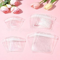 透明プラスチック製再封可能包装袋 40種類 4個  長方形  透明  9~15x5.5~10.5x0.02cm  片側の厚さ：2.3ミル（0.06mm）  10個/スタイル&nbsp;OPP-FS0001-10