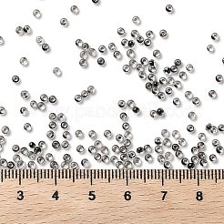 Fgb 375g 15色 12/0グレードA ラウンドガラスシードビーズ  透明インサイドカラー  ミックスカラー  2.3x1.5mm  穴：1mm  25 G /カラー  約40000個/箱&nbsp;SEED-JP0011-05-2mm