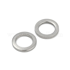 変色しにくい304ステンレススチール製リンクリング  リング  ステンレス鋼色  8x1mm&nbsp;STAS-F187-51P-8mm