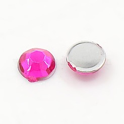 模造台湾アクリルラインストーンカボション  多面カット  半円  ミックスカラー  4x1.5mm  約10000個/袋&nbsp;GACR-A002-4mm-M