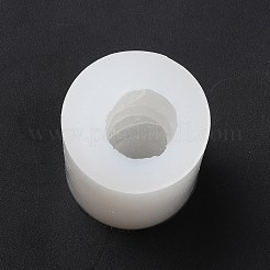 Diy ディスプレイ シリコーン金型  レジン型  雪だるま  ホワイト  55x42mm  内径：23mm&nbsp;SIMO-TAC0001-16