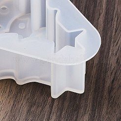 Diyのシリコーンキャンドル型  レジン型  UVレジン用  エポキシ樹脂工芸品作り  ホワイト  クリスマスツリー  80x73x26mm&nbsp;DIY-A054-07B