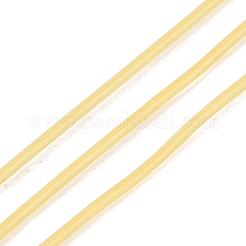 伸縮性のあるクリスタルコード  DIYのジュエリーには  ラウンド  オレンジ  0.8mm  約54.68ヤード（50m）/ロール&nbsp;EW-N007-01B-02