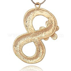 黄金の合金エナメルビッグペンダント  ラインストーン付き  数8  ライムグリーン  62x40x5mm  穴：3.5mm&nbsp;ENAM-J086-01G