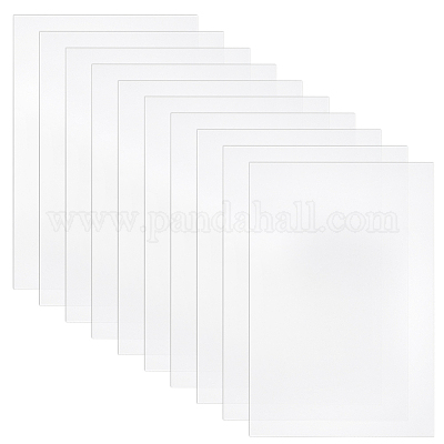 Ppプラスチックシート  長方形  透明  299x194~200x0.2mm&nbsp;FIND-WH0148-741-1