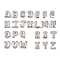 Brass Beads, Long-Lasting Plated, Rack Plating, Lead Free & Cadmium Free, Platinum, 13~14x9~13x4.5~5.5mm, Hole: 11x3mm
