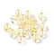 Glass Beads, Round, Champagne Yellow, 8mm, Hole: 1.4mm