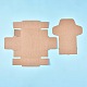 クラフト紙ギフトボックス  折りたたみボックス  長方形  バリーウッド  完成品：18x12.5x6.1cm 内側のサイズ：16x10x6cm 展開サイズ：40.7x46.4x0.03cmと32.5x27x0.03cm&nbsp;CON-K006-07F-01-3