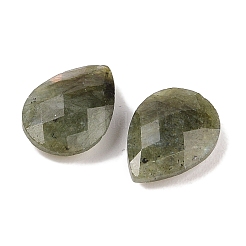 天然石ラブラドライトカボション  ティアドロップ  多面カット  18x13x6mm&nbsp;G-C146-05E