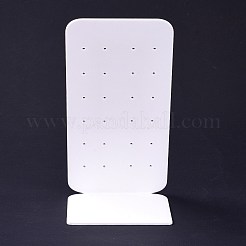 アクリルイヤリングディスプレイスタンド12ペアショー  長方形  ホワイト  7.5x6.2x14.5cm&nbsp;ODIS-P008-04A