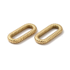イオンプレーティング（IP）304ステンレスペンダント  オーバル  ゴールドカラー  21x9.5x2.5mm  穴：16x4mm&nbsp;STAS-H165-08G