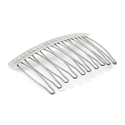 304ステンレススチールとプラスチックのヘアコーム金具  ステンレス鋼色  44x67x4mm&nbsp;MAK-K021-07B-P