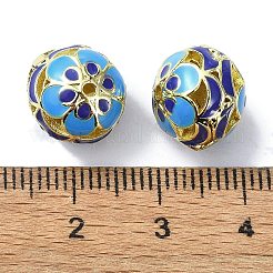 手作り七宝ビーズ  エナメル  ミックスカラー  10.5~16x11.5~15.5x4~13.5mm  穴：1.4~2mm&nbsp;KK-M282-01G
