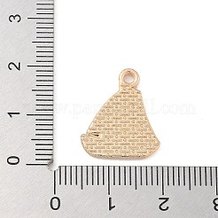 合金エナメルチャーム  ライトゴールド  カドミウムフリー＆鉛フリー  ヨットチャーム  ピンク  18x15x1.5mm  穴：1.8mm&nbsp;ENAM-A008-16KCG-03