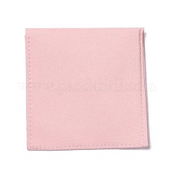 マイクロファイバーギフト包装ポーチ  ジュエリーポーチ  ピンク  15.5x8.3x0.1cm&nbsp;LS-ABAG-Z001-01K