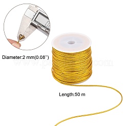 メタリックコード  ゴールデンロッド  2mm  約43.74ヤード（40m）/ロール&nbsp;MCOR-S002-2.0mm-01
