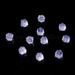 プラスチック製ピアスキャッチ  ピアスバックキャッチ  透明  1000個/箱&nbsp;KY-YW0001-05