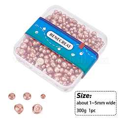 真鍮ビーズ  ドリルなし/穴なしビーズ  ナゲット  赤銅鉱  1~5mm&nbsp;KK-BC0002-19B