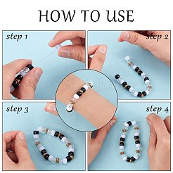 クリアアクリルヨーロピアンビーズ  大きな穴バレルビーズ  ミックスカラー  9x6mm  穴：4mm  3色  約60PCS /カラー  180個/セット&nbsp;OACR-NB0001-06