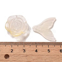 模造ゼリーアクリルビーズ  混合図形  ミスティローズ  7.5~27x7.5~29.5x2.5~7.5mm  穴：1.5~2mm&nbsp;OACR-H039-02A