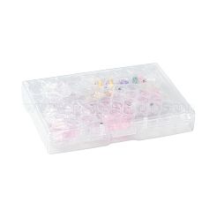 14色塗装ガラスビーズ7個  魚  ミックスカラー  18~35x12~22x7~16mm  穴：1.4~2mm  2個/スタイル&nbsp;LAMP-FS0001-60