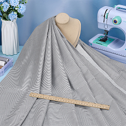 ストライプ柄の綿生地  服装アクセサリー  ゲインボロ  1000x1600x0.1mm&nbsp;DIY-FG0008-69B