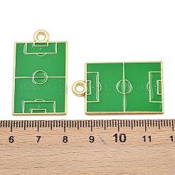 合金エナメルチャーム  カドミウムフリー＆鉛フリー  スポーツテーマ  ゴールドカラー  34.5x20.5x1.5mm  穴：2.5mm&nbsp;FIND-I065-01J-G