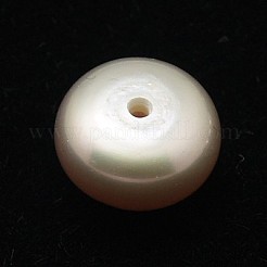 グレードaa天然養殖淡水パールビーズ  片穴  半円  パープル  9~9.5x6.5~7.5mm  穴：1mm&nbsp;PEAR-D001-9-9.5-3AA-01