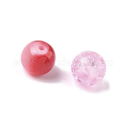 混合スタイルのガラスビーズ  混合図形  ピンク  4~27x4~14x3~11mm  穴：1~4.5mm&nbsp;GLAA-XCP0001-70A