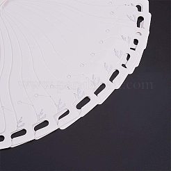 厚紙アンクレット表示カード  ホワイト  155x50x0.8mm  120個/セット&nbsp;CDIS-PH0001-10