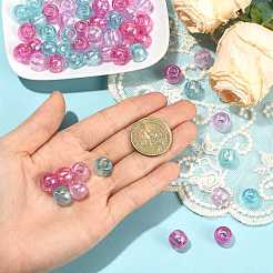 アクリルヘアブレイディングツイストスタイリングツールセット  ヘアドレッドヘアジュエリー  ミックスカラー  12mm  穴：5.5mm&nbsp;DIY-FZC0002-01A