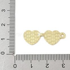 独立記念日合金エナメルパンダント  ゴールドカラー  眼鏡  27x10x1.5mm  穴：1.8mm&nbsp;FIND-M083-05F-G