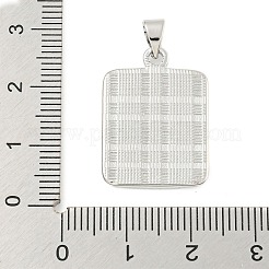 ラックメッキ真鍮チャーム  カドミウムフリー＆鉛フリー  長持ちメッキ  プラチナ  クロス  23.5x17x3mm  穴：5x3mm&nbsp;KK-U021-12P-02