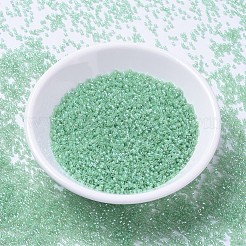 MIYUKIデリカビーズ  シリンダー  日本製シードビーズ  11/0  （db1483)透明ミント光沢  1.3x1.6mm  穴：0.8mm  約2000PCS /ボトル  10 G /ボトル&nbsp;SEED-JP0008-DB1483