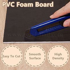 PVCフォームボード  クラフトフォーム  ブラック  250x200x5.5mm&nbsp;AJEW-WH0567-50E-02