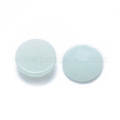 天然石のアマゾナイトカボション  多面カット  半円/ドーム  6x2.5mm&nbsp;G-G795-04-03