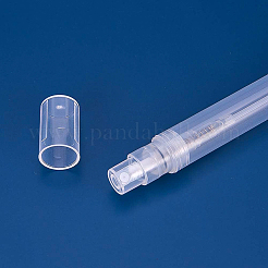 透明な旅行のポータブル香水スプレーボトル  透明  透明  10x1.2cm  容量：5ミリリットル&nbsp;MRMJ-BC0001-21