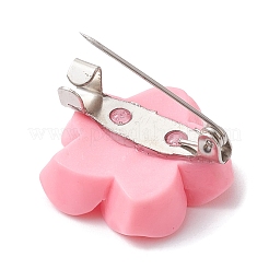 女性用樹脂フラワーブローチ  ミックスカラー  20.5x20.5x6mm&nbsp;JEWB-BR00152
