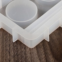 DIY シリコンホルダー型  レジン型  粘土工芸の金型ツール  ホワイト  長方形  95x185x25mm  内径：38mm&nbsp;LS-SIMO-Z002-01C
